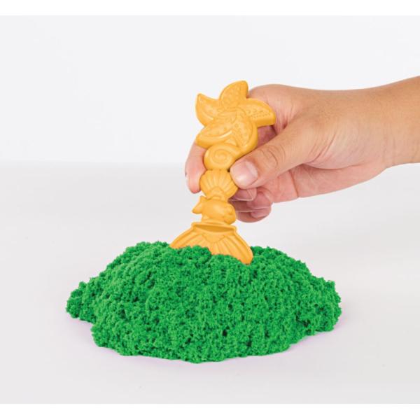 Kinetic sand krabice tekutého písku s podložkou zelená (obrázek 6)