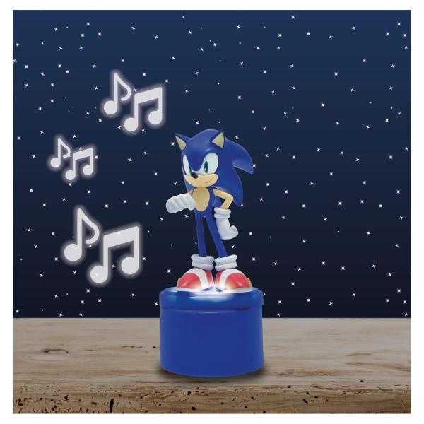 Noční světlo s reproduktorem Ježek Sonic (obrázek 6)