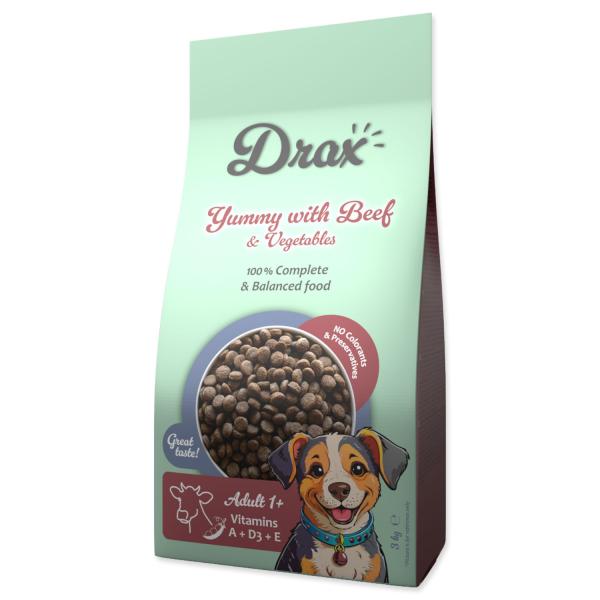 Krmivo Drax Adult s hovězím masem a zeleninou 3kg (obrázek 7)