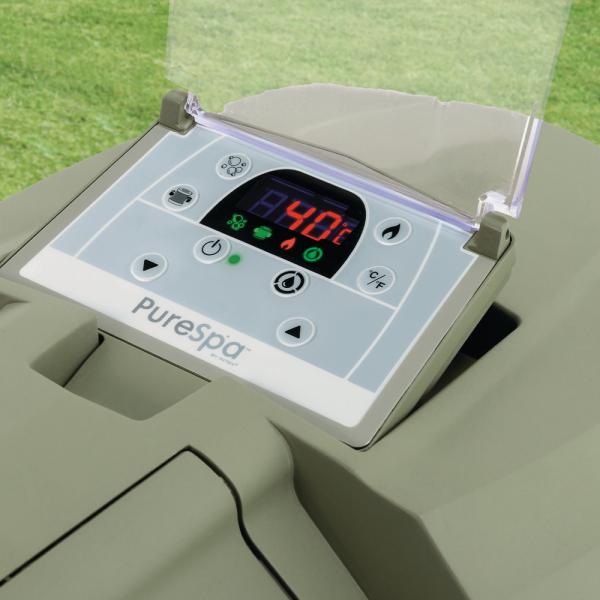 Intex 28426NP Nafukovací vířivka Purespa Bubble Massage Olive green (pro 4 osoby) (obrázek 9)