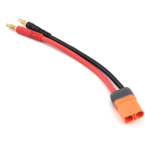 Spektrum nabíjací kábel IC5 prístroj s banánmi 30cm, 10AWG