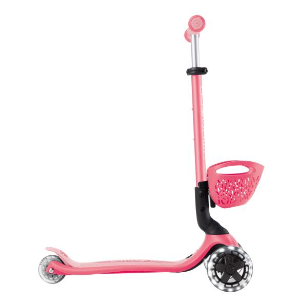 Globber koloběžka Go Up Baby lights 360 ° Coral Pink (obrázek 7)