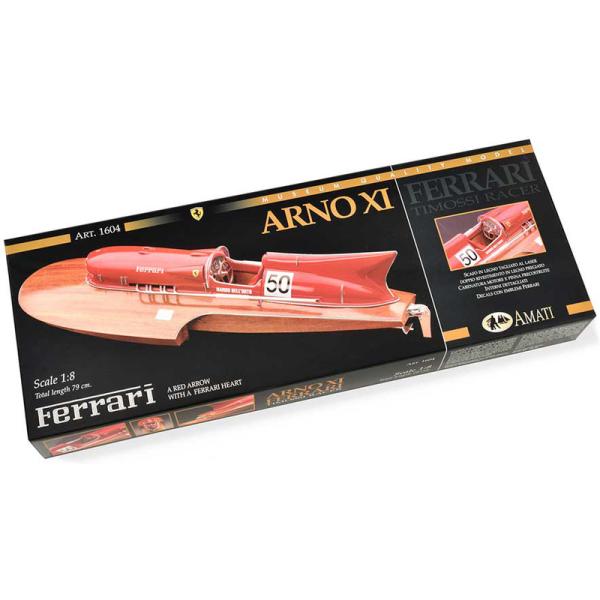 AMATI Arno XI Ferrari závodní člun 1:8 kit (obrázek 4)