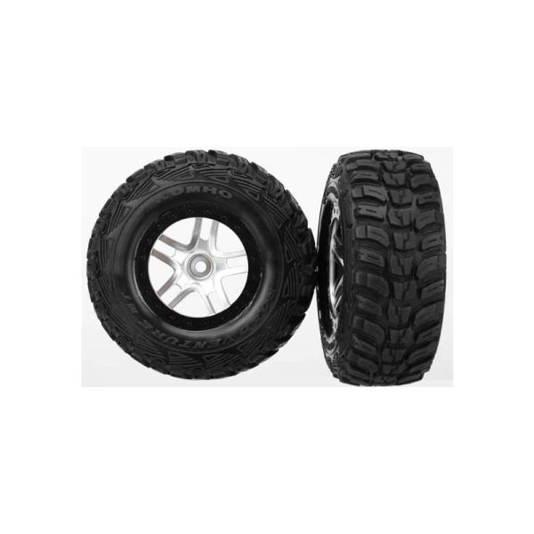 Traxxas kolo 2.2/3.0", disk SCT Split-Spoke saténový-černý, pneu Kumho S1 (2)