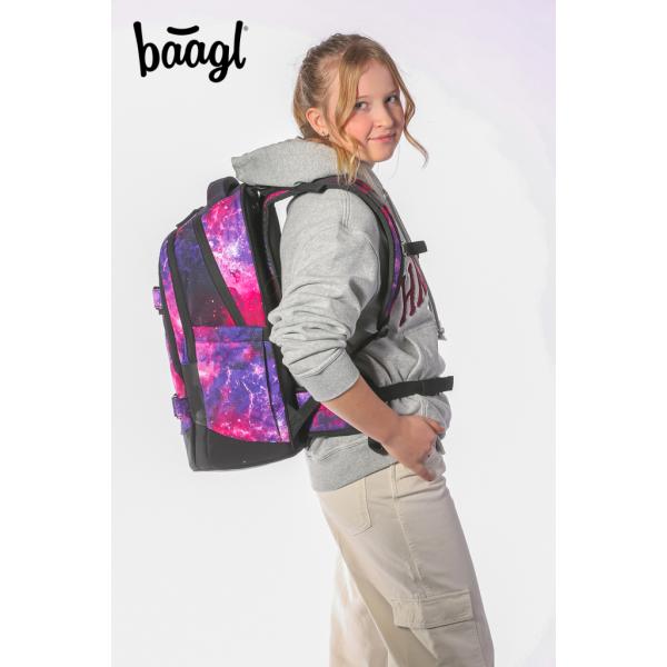 BAAGL SADA 5 Skate Max Galaxy: batoh, penál, sáček, sportovní taška, ledvinka (obrázek 9)
