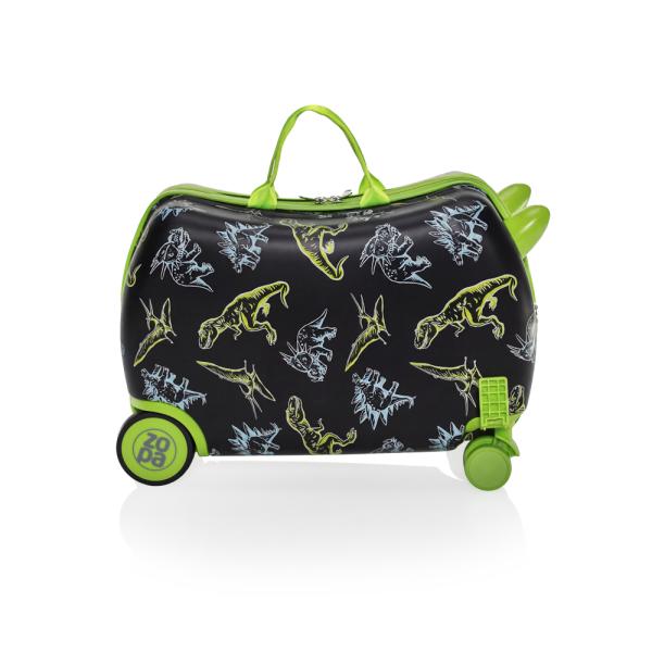 Dětský kufřík na kolečkách Pack&Ride, Dino (obrázek 3)