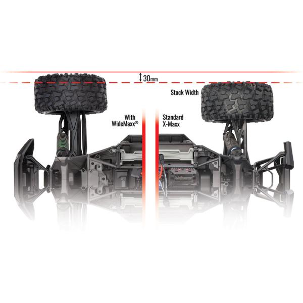 Traxxas sada WideMaxx oranžová (pro X-Maxx) (obrázek 7)