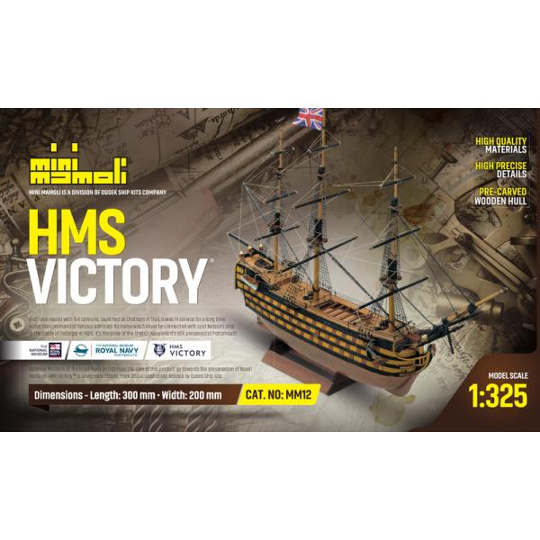 MINI MAMOLI H.M.S. Victory 1:325 kit (obrázek 3)