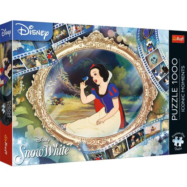 TREFL Puzzle 1000 Premium Plus Kvalita Ikonické momenty Sněhurka