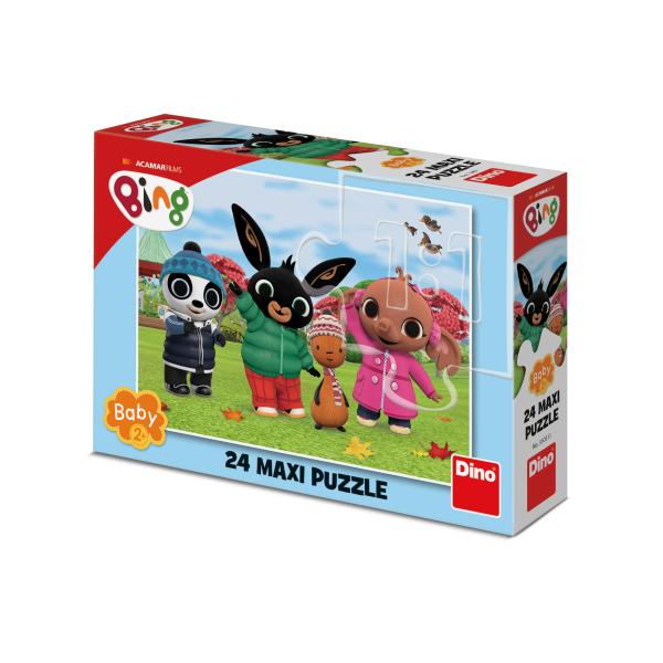 Puzzle Bing na jeseň 24 dielikov maxi