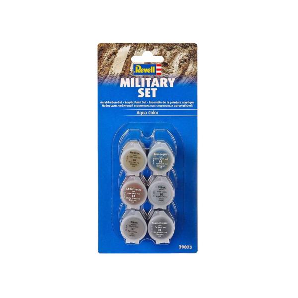 Sada barev Aqua Color 39075 - Military Set (6 x 5ml)
