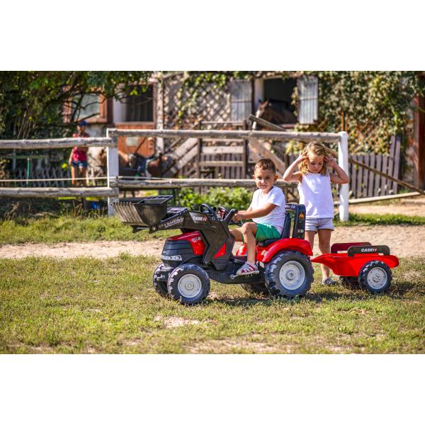 Falk Šlapací traktor 996AM Case IH Puma 240CVX s nakladačem a vlečkou (obrázek 5)