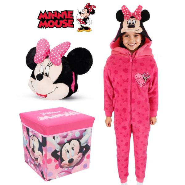 Cozy Noxxiez OS553C Minnie Mouse – dětský multifunkční overal 3 v 1 velikost 122/128