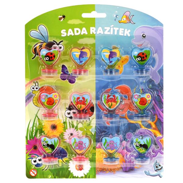 Razítka hmyz a vodní svět 12ks (obrázek 4)