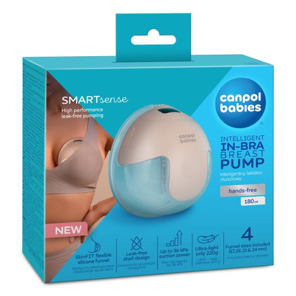 CANPOL BABIES Odsávačka mateřského mléka do podprsenky elektrická SmartSense (obrázek 7)