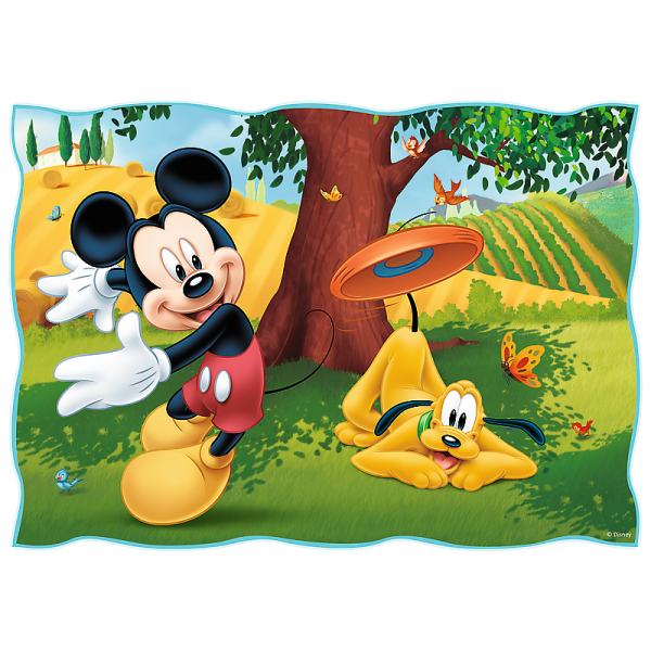 Trefl Puzzle 4v1 – Mickeyho pěkný den / Disney Standard Characters