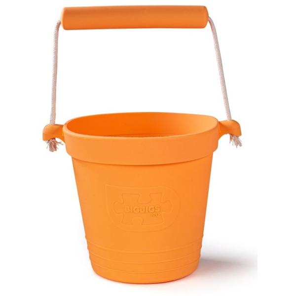 Bigjigs Toys Plážové vedierko oranžové