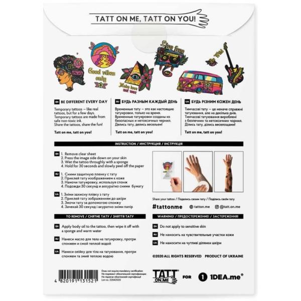 TATTonMe Tetovačky Hippie sada