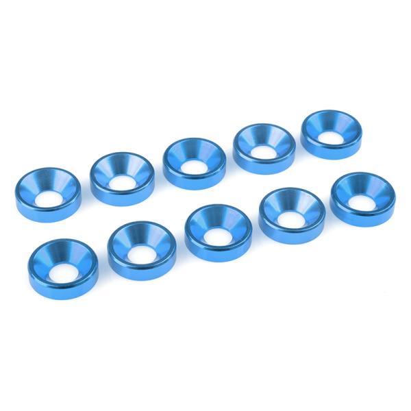 Rondella vite M5 alluminio blu (10)