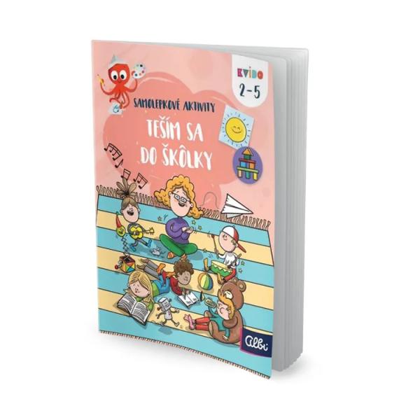 Albi Kvído - Samolepkové aktivity - Teším sa do škôlky SK