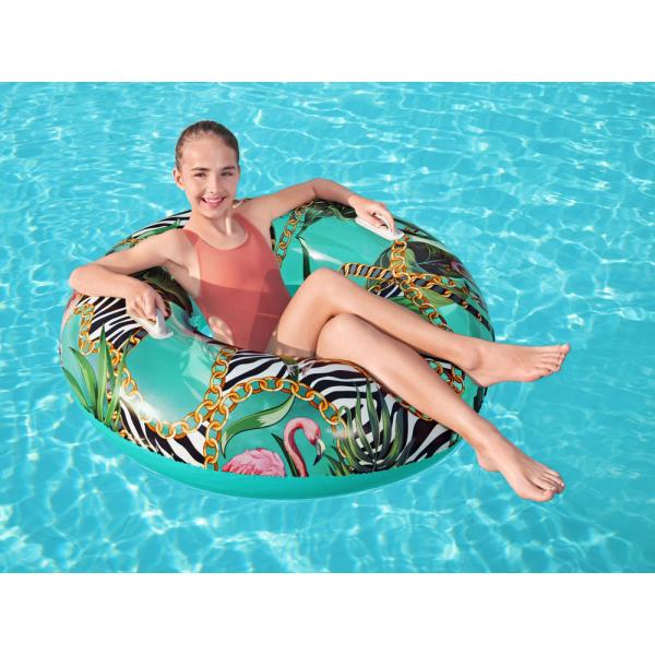Bestway Nafukovací kruh 114cm Floral Fantasy Swim Ring (obrázek 5)