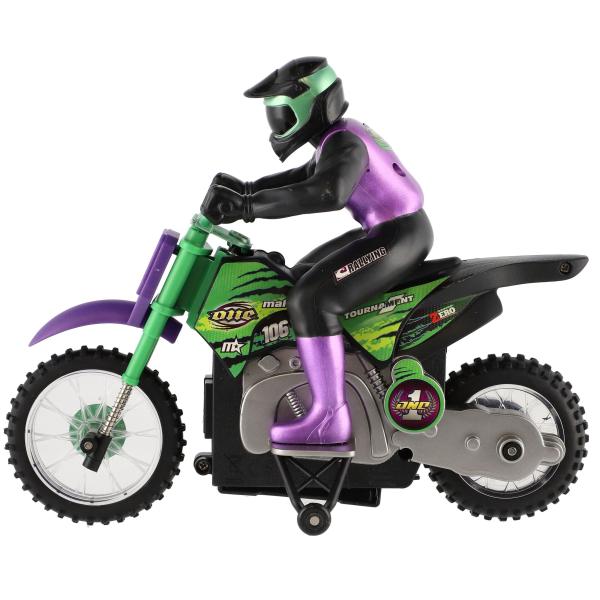 Motorka RC plast 22cm 2,4GHz na dálkové ovládání na baterie