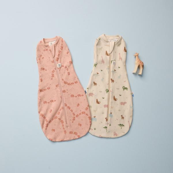 ERGOPOUCH Zavinovačka a vak na spaní 2v1 Cocoon Elephant Parade 0-3 m, 3-6 kg, 1 tog (obrázek 7)