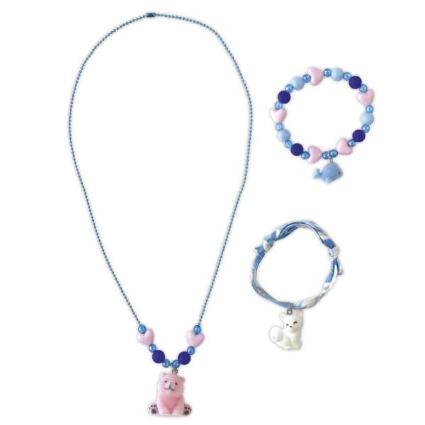 Janod Atelier Sada Výroba šperků s malými zvířátky 3 ks