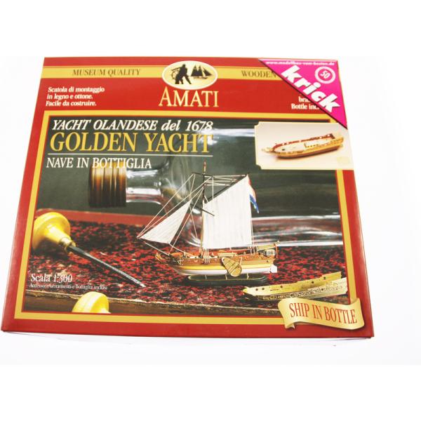 AMATI Golden Yacht 1:300 kit do láhve (obrázek 7)