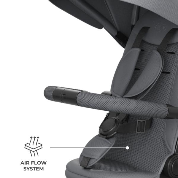 KINDERKRAFT Tříkolka Aston 2 Plus Grey, 9m+ (obrázek 7)