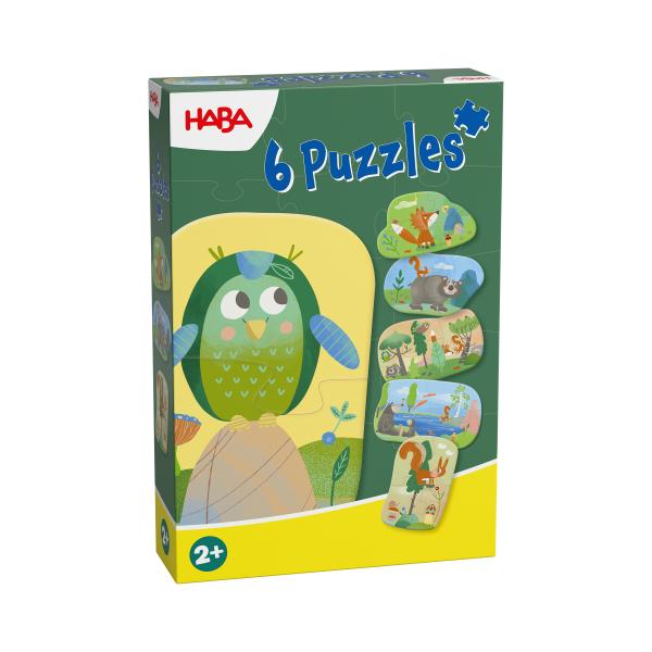 Haba Puzzle pre najmensich Lesné zvieratká 6 ks
