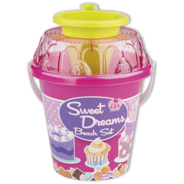 Androni Sada na písek s nálevkou – růžová