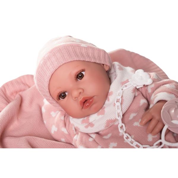 Antonio Juan 50418 ERIKA - realistická panenka miminko s celovinylovým tělem - 42 cm (obrázek 7)
