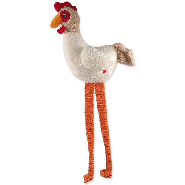 Giocattolo Dog Fantasy Jumbo pollo sonoro e frusciante 80cm