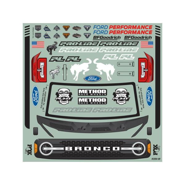 Pro-Line karosérie 1:8 2021 Ford Bronco (Maxx, E-Revo 2.0) (obrázek 9)