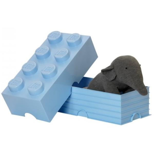 LEGO® úložný box 8 – světle modrá 250 x 500 x 180 mm