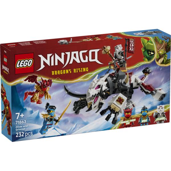 LEGO® NINJAGO® 71863 Zilvar a dračí bestie Grimtak (obrázek 3)