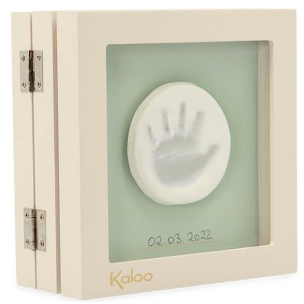 Kaloo Intemporel Dřevěný rámeček na fotku s 2 otisky 3-dílný