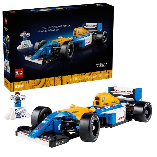 LEGO® Icons 10353 Williams Racing FW14B и Найджъл Менсъл