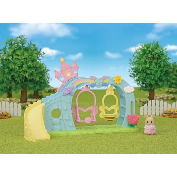 Sylvanian Families Duhové houpačky se skluzavkou