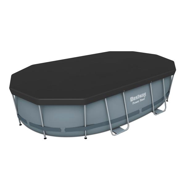 Bestway 58425 Krycí plachta oválná 427 x 250 cm, černá (obrázek 9)