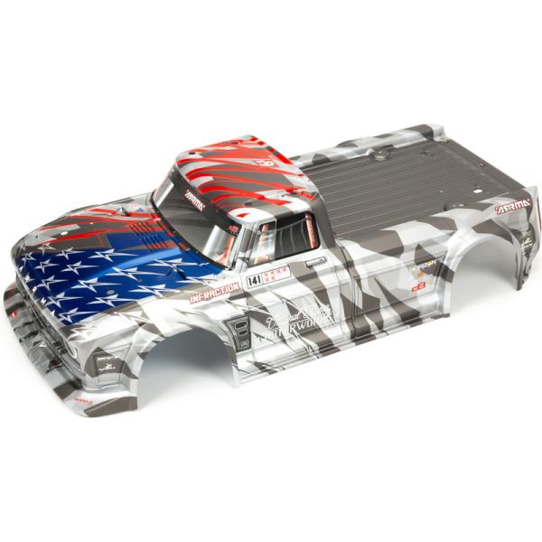 Arrma karoséria strieborná: Infraction 6S BLX