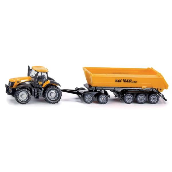 SIKU Farmer - Traktor so sklápacím prívesom 1:87