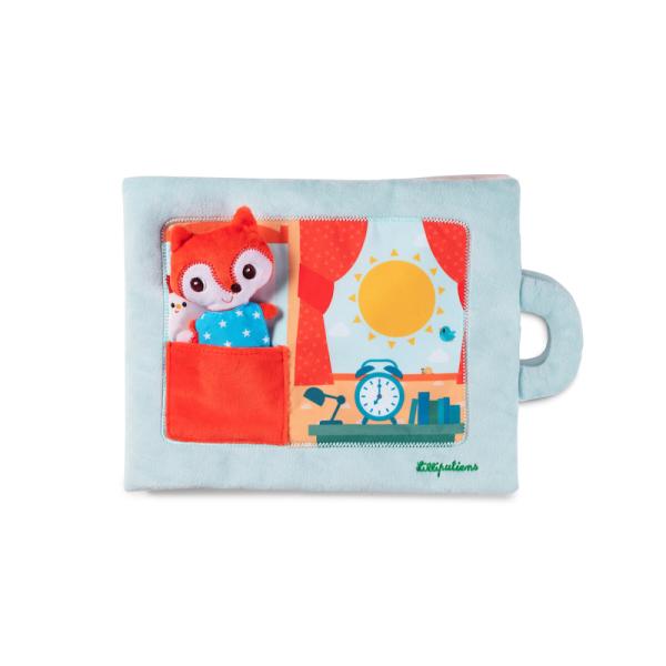 Lilliputiens - textilná didaktická knižka - Dobré ráno líška Alica