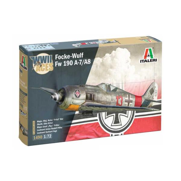 Model Kit letadlo 1490 - Focke-Wulf Fw 190 A-8/F Aces (1:72)