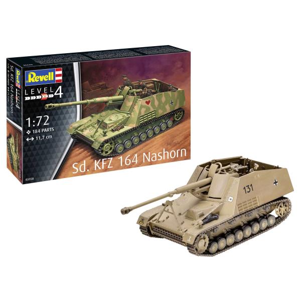 ModelSet military 63358 – Sd.Kfz. 164 Nashorn (1:72)