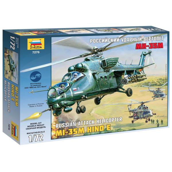 Model Kit vrtulník 7276 - Mil MI-35M HIND E (1:72)