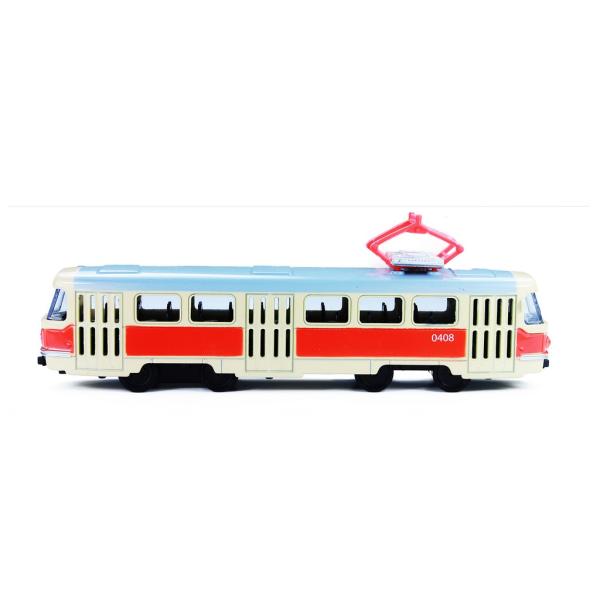 Kovová retro tramvaj, 16 cm (obrázek 6)