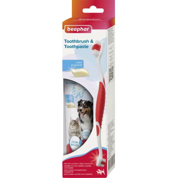 Pasta Beaphar dental con cepillo combipack