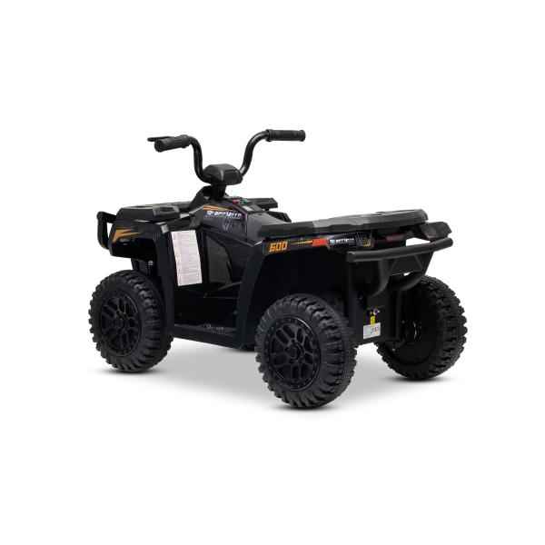 Licencovaná elektrická čtyřkolka Arctic Cat 12V se zadním pohonem, černá, LED světla, Lí (obrázek 11)
